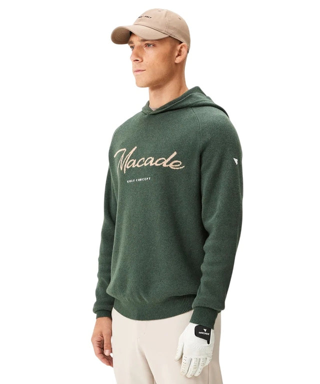 Macade Green Signature Knit Hoodie