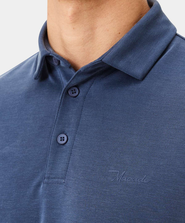 Macade Washed Blue Players Polo