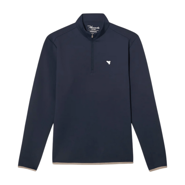 Macade Navy Blue Therma Quarter Zip - One Golf