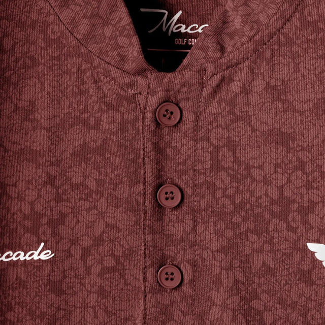 Macade Pace Rust Bomber Shirt - One Golf