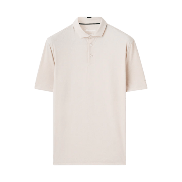 Macade Tan Paisley Core Polo Shirt - One Golf