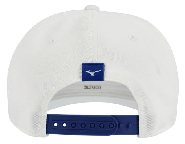 Mizuno Patch Snapback White Cap - One Golf