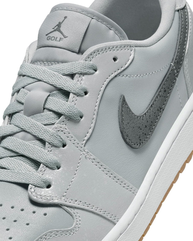 Nike Air Jordan 1 Low Wolf Grey/Iron Grey Golf Shoes - One Golf