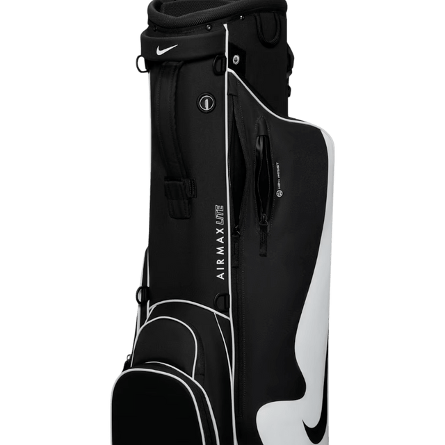 Nike Air Max Lite Black/White Golf Bag - One Golf