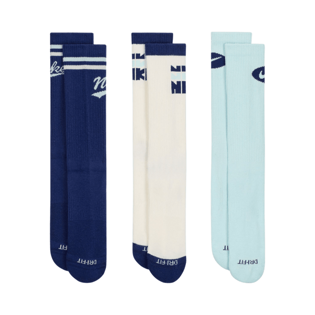 Nike Everyday Plus Crew Multi Colour Sock Pack - One Golf