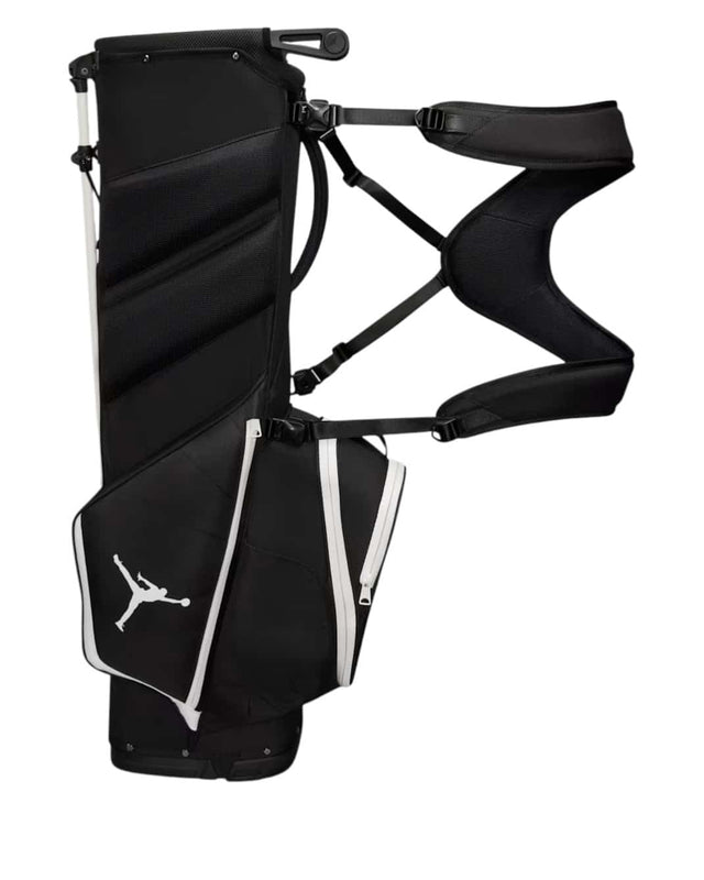 Nike Jordan FadeAway Black/Pale Ivory Stand Bag - One Golf