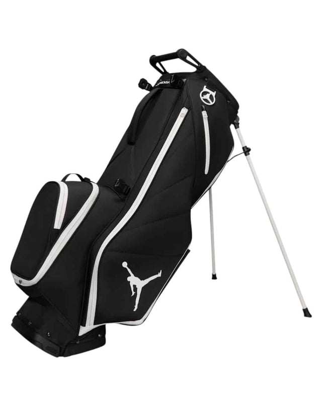 Nike Jordan FadeAway Black/Pale Ivory Stand Bag - One Golf