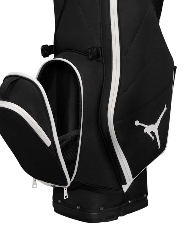 Nike Jordan FadeAway Black/Pale Ivory Stand Bag - One Golf