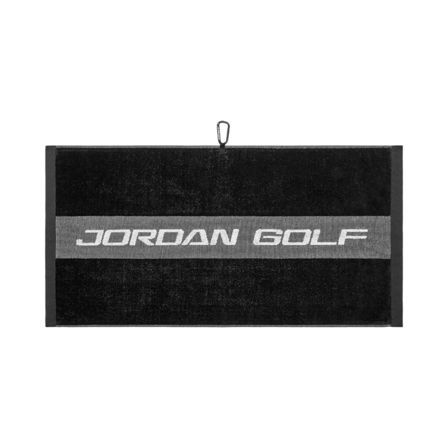 Nike Jordan Utility 2.0 Black/White Golf Towel - One Golf