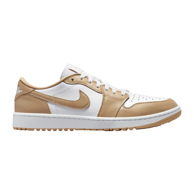 Nike Air Jordan 1 Low G White/Linen Golf Shoes