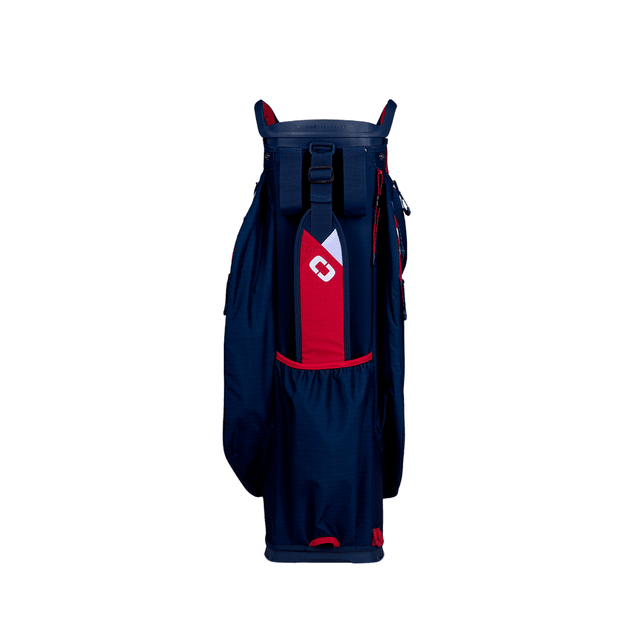 Ogio Silencer Red/White/Blue Cart Bag - One Golf