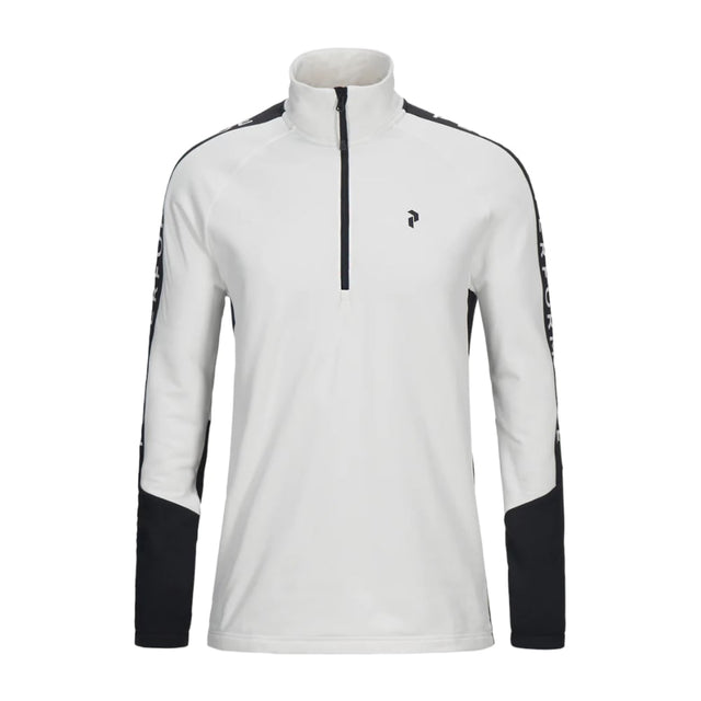 Peak Performance White Stretch Rider Half-Zip