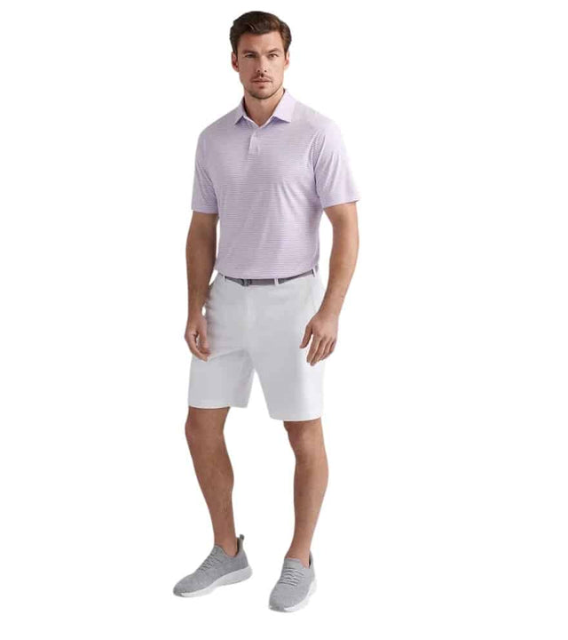 Peter Millar Salem Performance White Shorts