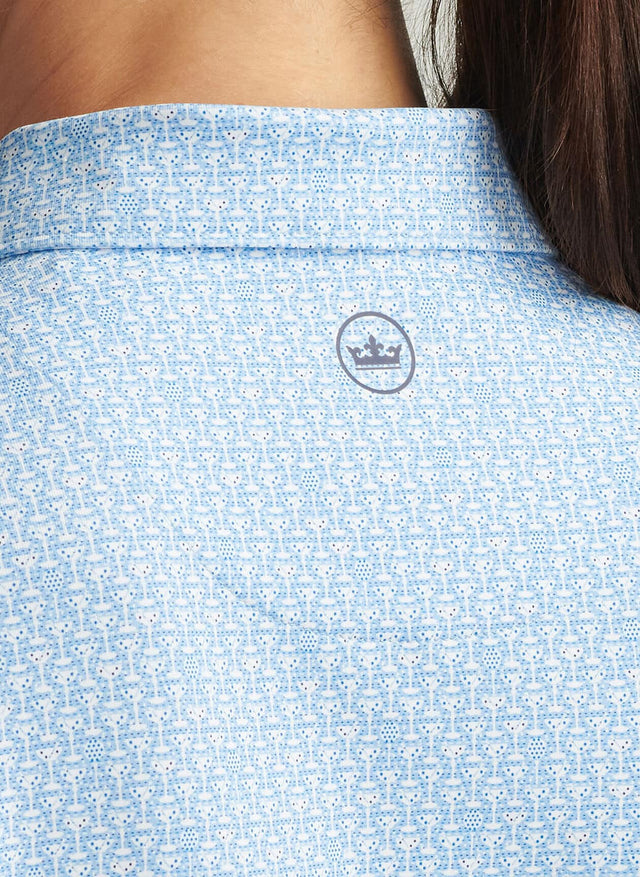 Peter Millar Mar-Tee-Ni Sapphire Polo