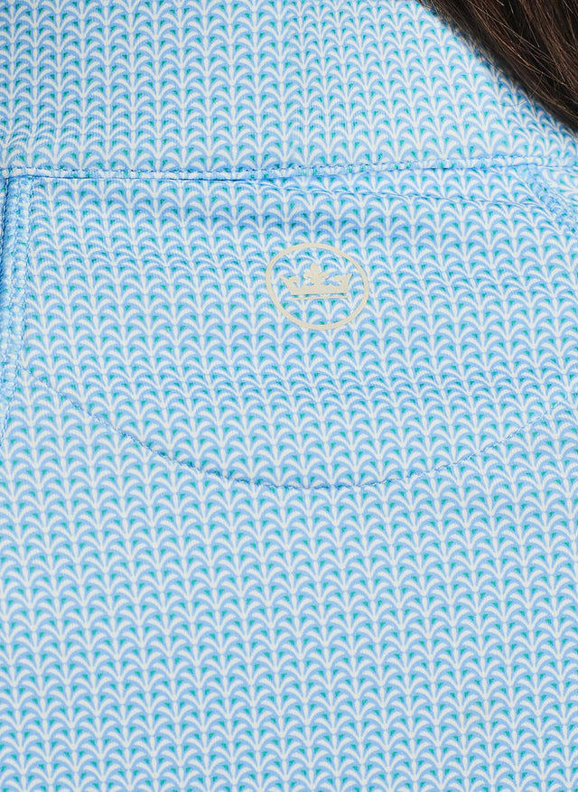 Peter Millar Trillium Neat Raglan Perth Blue