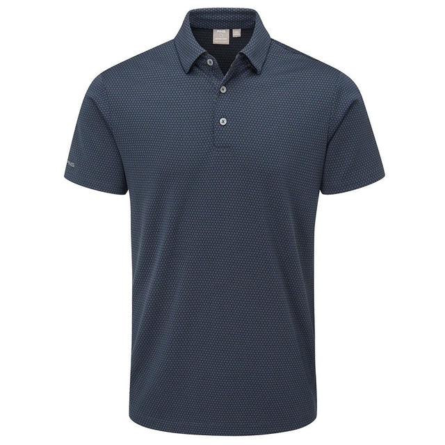 Ping Halcyon Oxford Blue Polo - One Golf