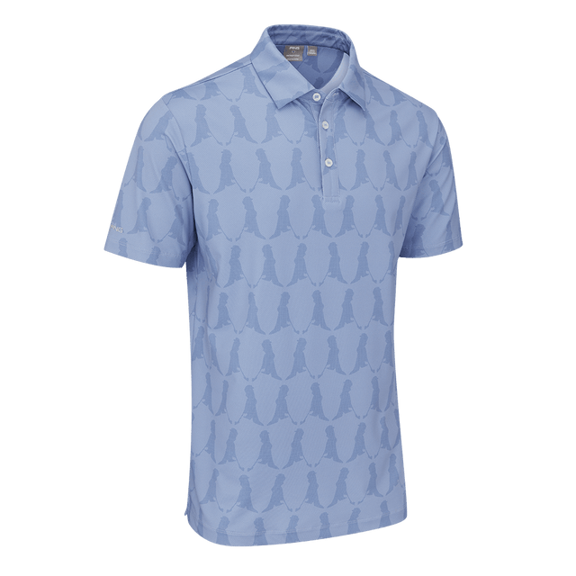 Ping Mr Ping Blue Polo Shirt - One Golf