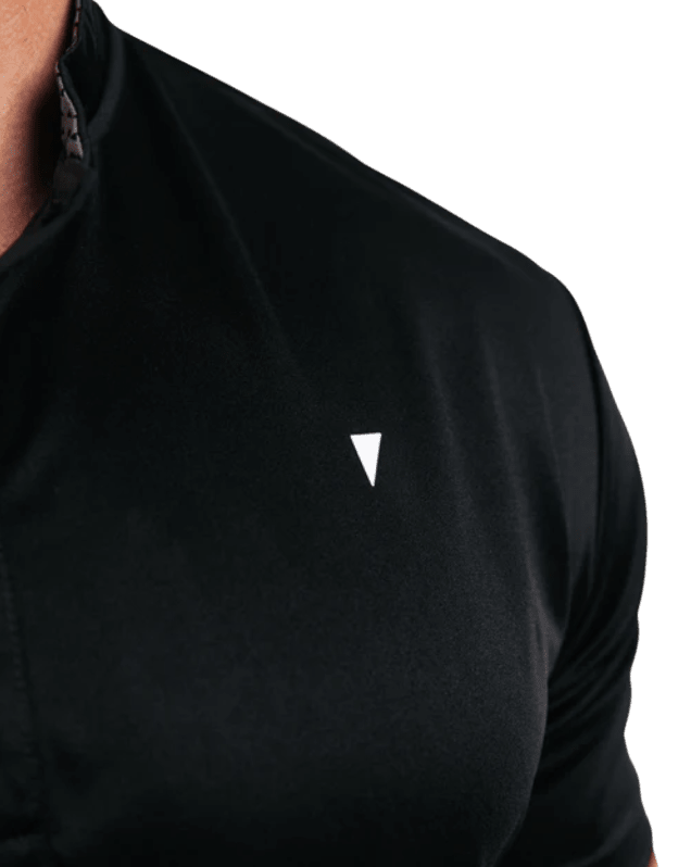 Primo Black Blade Collar Polo - One Golf
