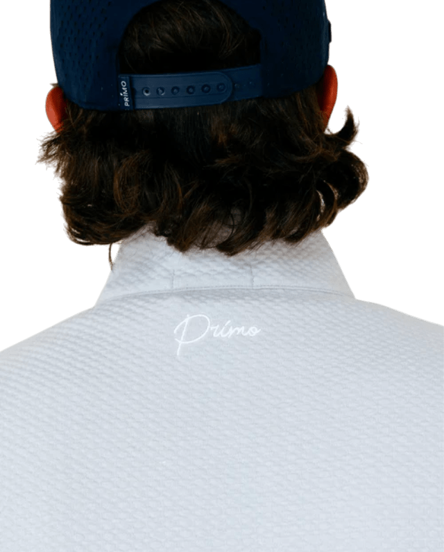 Primo & GH Light Gray Waffle Quarter Zip - One Golf