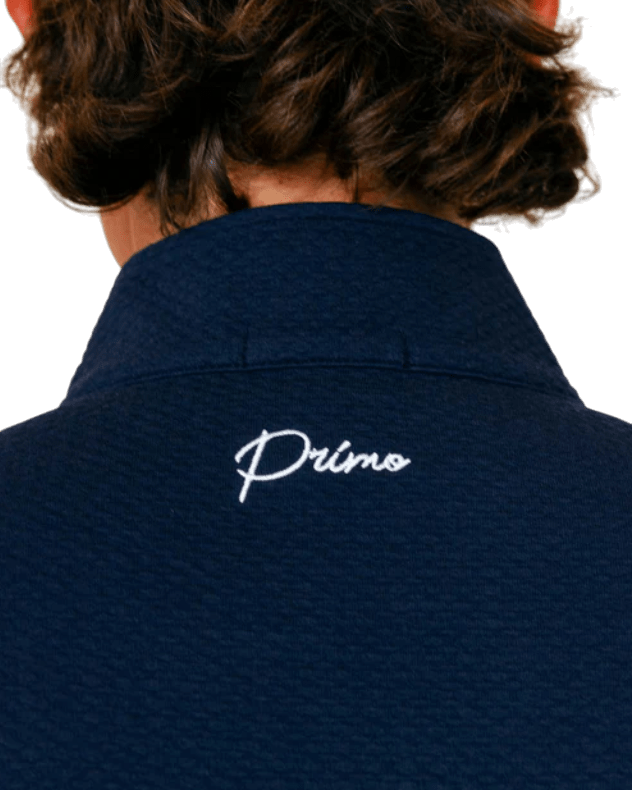 Primo & GH Navy Waffle Quarter Zip - One Golf