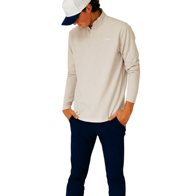 Primo & GH Sand Waffle Quarter Zip - One Golf