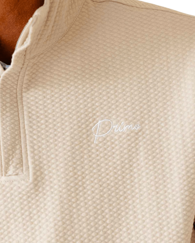 Primo & GH Sand Waffle Quarter Zip - One Golf