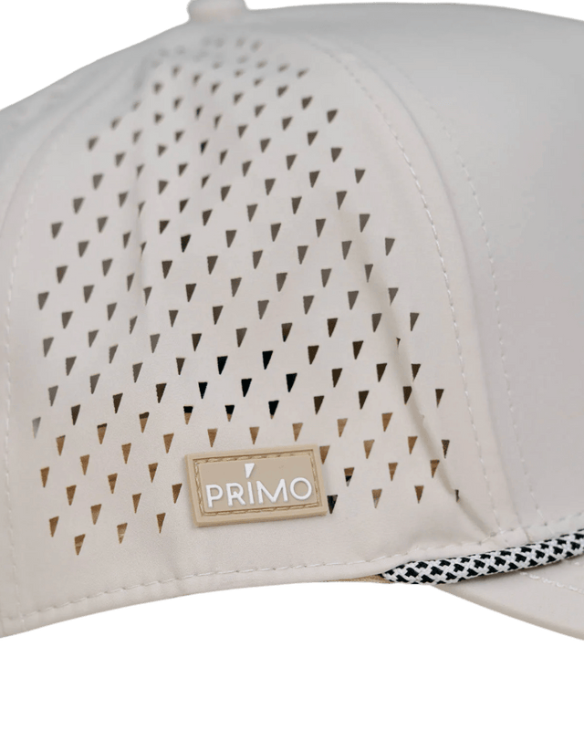 Primo & Grant Cream Rope Cursive Cap - One Golf