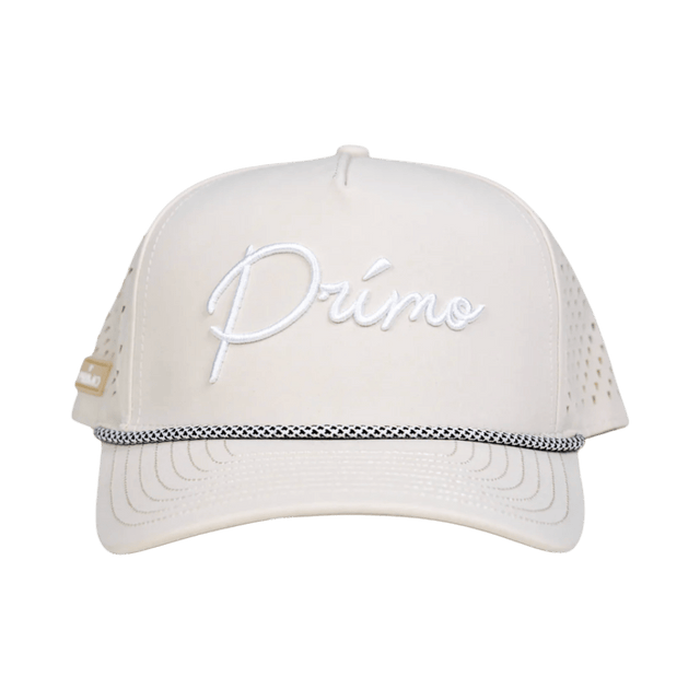 Primo & Grant Cream Rope Cursive Cap - One Golf