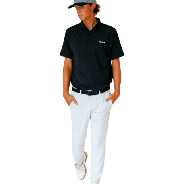 Primo & Grant Horvat Black Classic Polo - One Golf