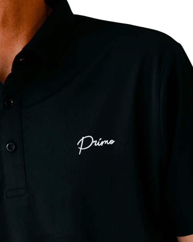 Primo & Grant Horvat Black Classic Polo - One Golf