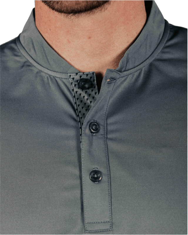 Primo Gray Blade Collar Polo - One Golf