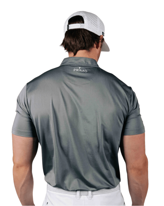 Primo Gray Blade Collar Polo - One Golf