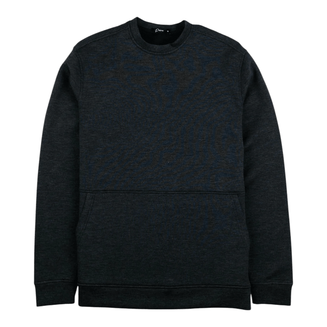 Primo Heather Charcoal Fairway Crew Neck - One Golf