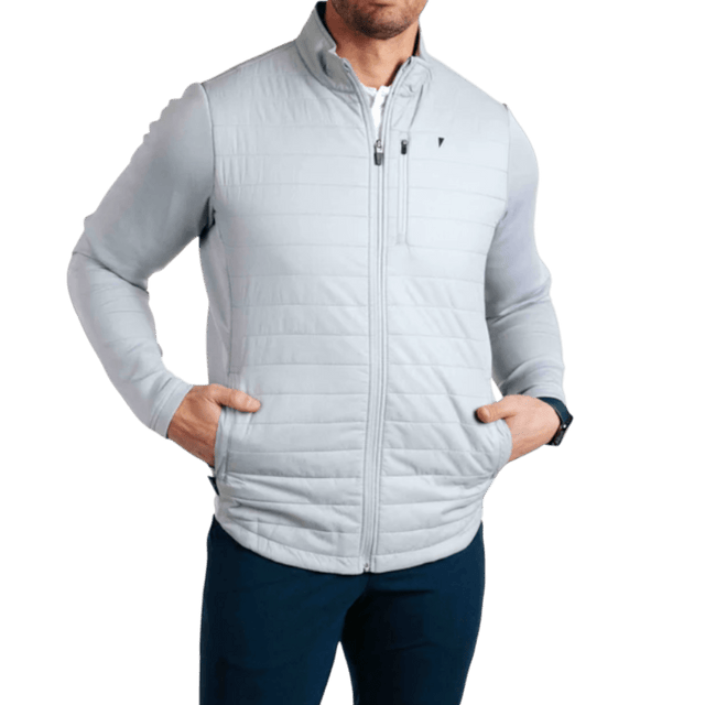 Primo Light Gray Hybrid Jacket - One Golf