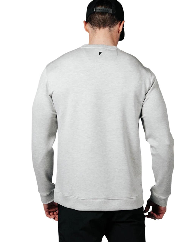 Primo Men's Crew Neck Heather Gray - One Golf