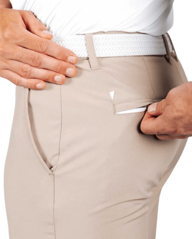 Primo Men's Light Brown Golf Joggers - One Golf