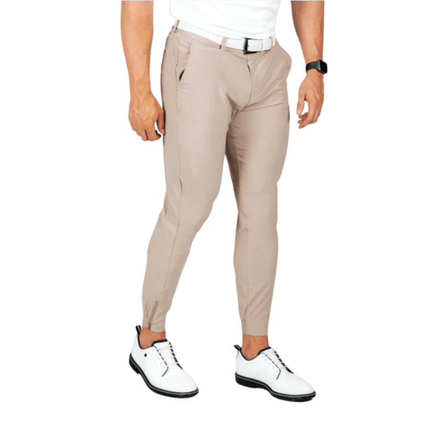 Primo Men's Light Brown Golf Joggers - One Golf