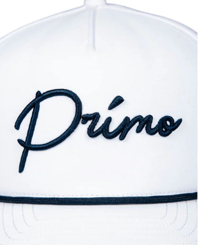 Primo Navy/White Rope Cursive Cap - One Golf