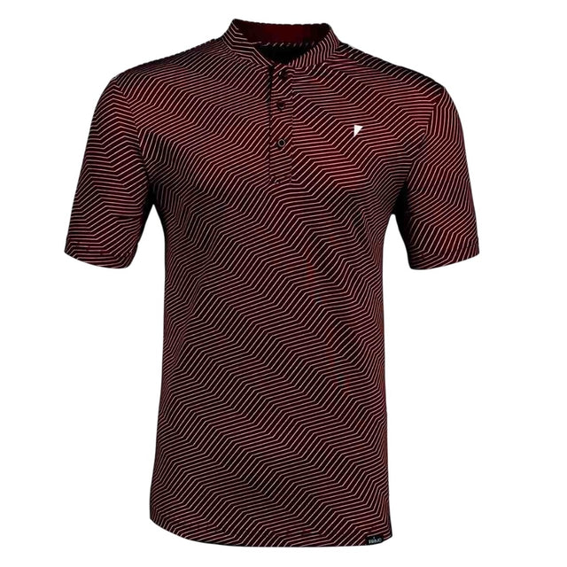 Primo Maroon Chevron Blade Polo