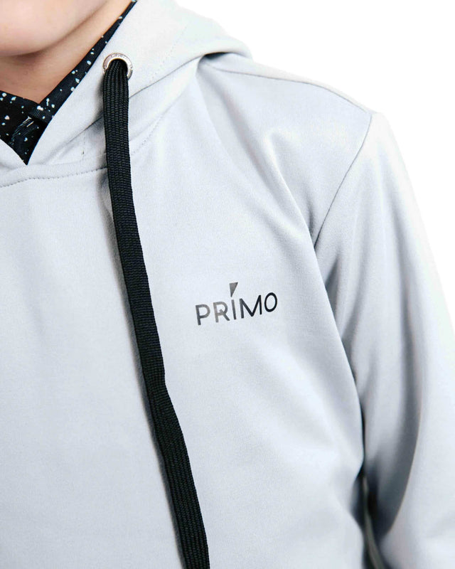 Primo Youth Boy's Light Gray Hoodie