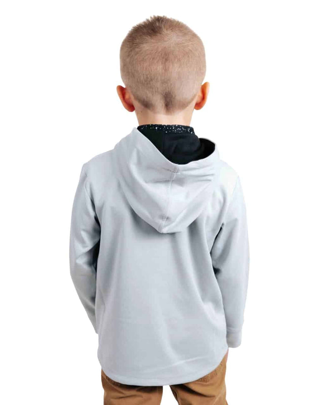 Primo Youth Boy's Light Gray Hoodie