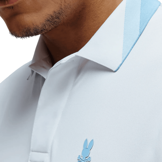 Psycho Bunny Onyx White Sport Polo - One Golf