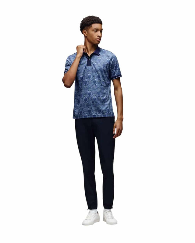 Psycho Bunny Reeves All Over Bunny Sport Polo - One Golf