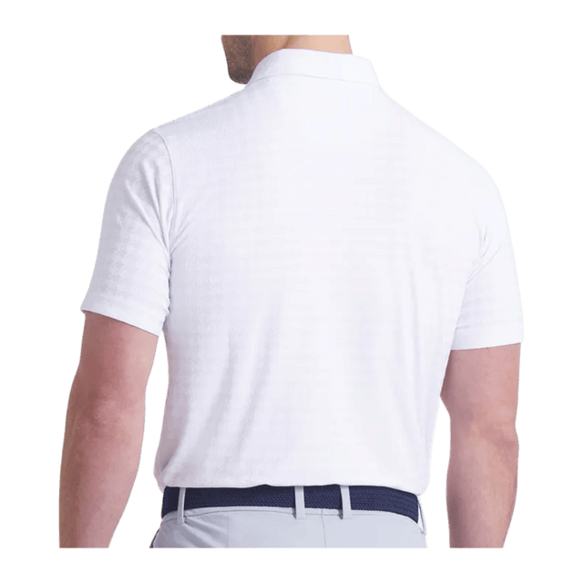 Puma MATTR Houndstooth White Glow Polo - One Golf