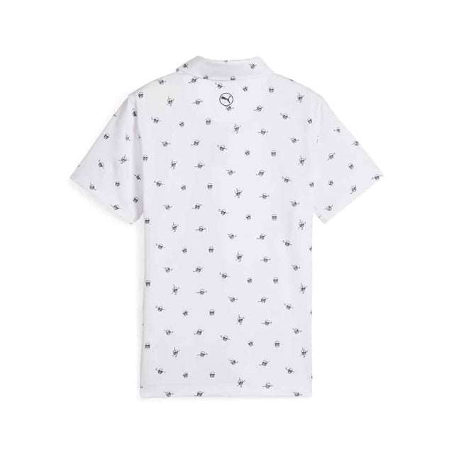 Puma MATTR Skulls White Polo