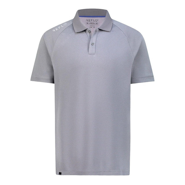 Reflo Mira Short Sleeve Tech Grey Polo - One Golf