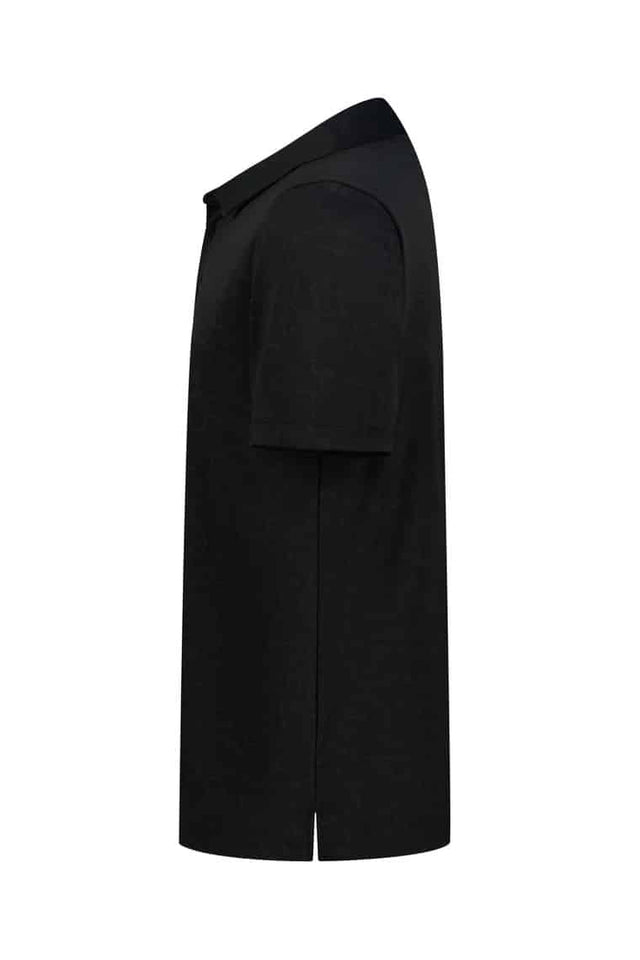 Reflo Yamuna Short Sleeve Black Polo - One Golf