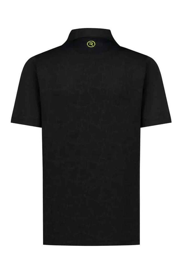 Reflo Yamuna Short Sleeve Black Polo - One Golf