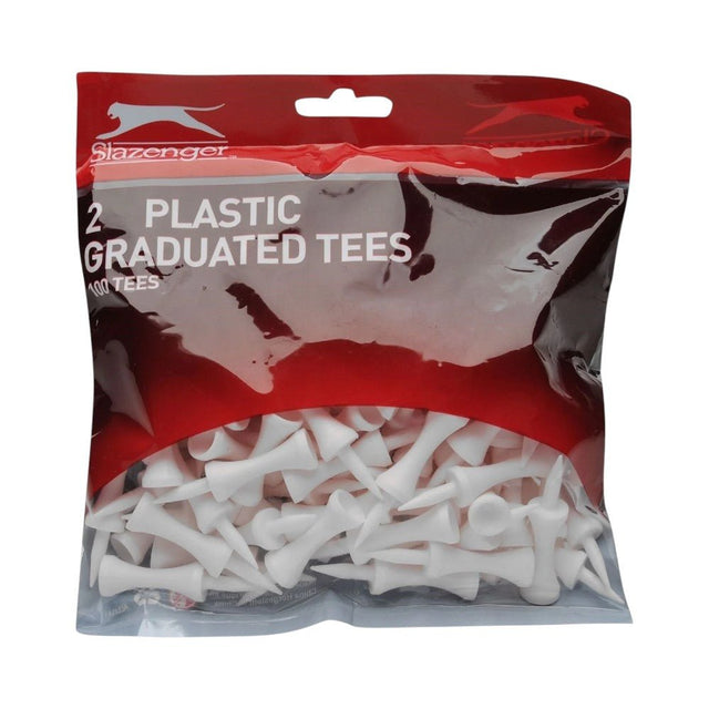 Slazenger 2 Plastic Graduated Tees (100) - One Golf