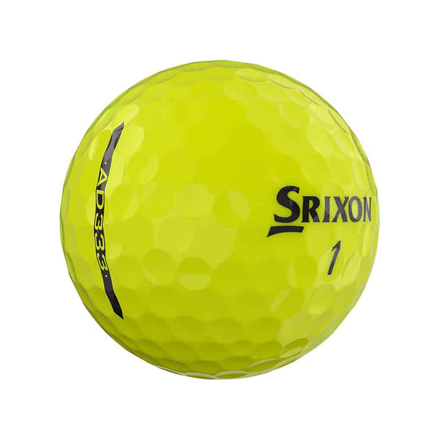 Srixon 2024 AD333 Yellow Golf Balls